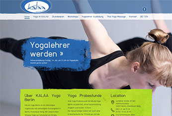 Website KALAA Yoga